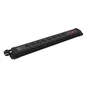 Multiprise USB parafoudre, 8 prises + 2 USB-A noir, 3680 W, LEXMAN