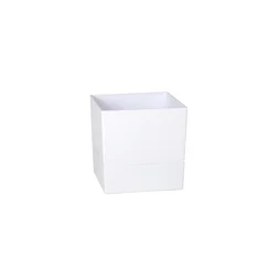 Pot Rond Polypropylène Aquaduo Diam.19.3 Cm Blanc Ivoire