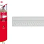 Bas De Porte Adhésif Sol Très Irregulier Classique 3M, L.93 Cm Blanc