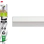Bas De Porte À Visser Sol Lisse Premium 3M, L.93 Cm Blanc