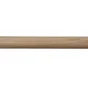 Lot de 8 cintres bois et acier, H.23 x l.44.5 x P.9.6 cm