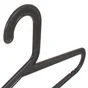 Lot de 4 cintre plastique, H.20.5 x l.39.5 x P.1.52 cm noir