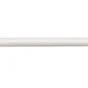 Lot de 4 cintres bois et acier, H.23 x l.44.5 x P.4.8 cm blanc