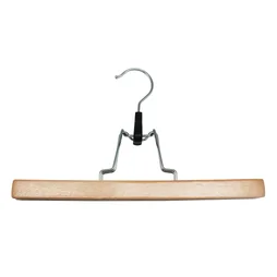 Cintre de pantalon et jupe en bois naturel, SPACEO, H.16.1 x l.28 x P.2.2 cm