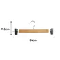 cintre pantalon et jupe SPACEO bois naturel, H.11.3 x l.34 x P.1.2 cm