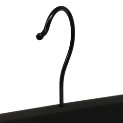 cintre pantalon et jupe SPACEO bois noir, H.11.3 x l.34 x P.1.2 cm