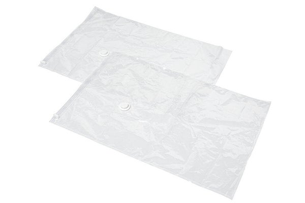 Lot de 2 Housse sous vide SPACEO transparent H.90 x l.60 x P.0 cm