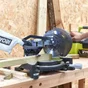 Scie à onglet sans fil, sans batterie, RYOBI ONE+ EMS190DC, 190 mm 18 volts