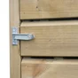 Cache poubelle Preston bois, H.28 X L.77.5 Cm