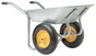 Brouette 2 Roues Acier Galvanisé Start Twin Haemmerlin, 90L, 120Kg
