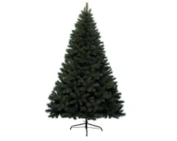Sapin artificiel vert canada 210cm d140 1400 pointes pied métal d56