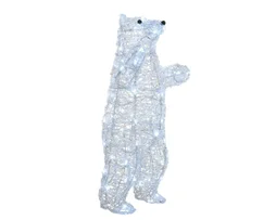 Decor noel lumineux int/ext ours acrylique clignotant 70led h76xl68xl35cm cable transp 5m