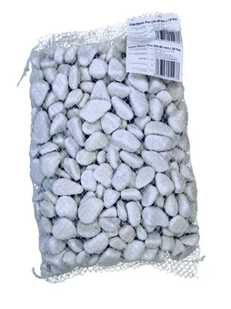 Galets En Filet Marbre Blanc, 24/40 Mm, 20 Kg