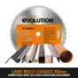 Lame Lamrage2 355 mm multi-usages EVOLUTION