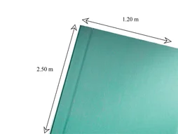 Plaque de plâtre BA 13 L.250 x l.120 cm CE, HOME PRATIK