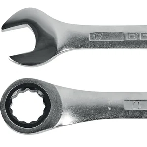 Clé Plate Jeu De Clés Mixtes à Cliquet - 8-19 Mm - 12 Pièces - Chrome Cle Mixte Cliquet