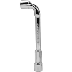 Clé à pipe débouchée en chrome vanadium multifonction DEXTER, diam.12 mm