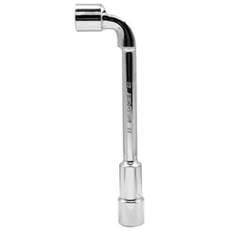 Clé à pipe débouchée en chrome vanadium multifonction DEXTER, diam.22 mm