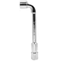 Clé à pipe débouchée en chrome vanadium multifonction DEXTER, diam.22 mm
