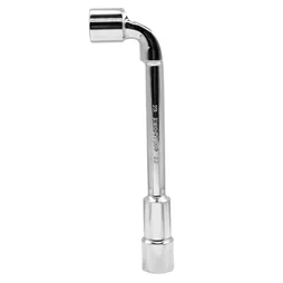 Clé à pipe débouchée en chrome vanadium multifonction DEXTER, diam.23 mm