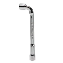 Clé à pipe débouchée en chrome vanadium multifonction DEXTER, diam.6 mm