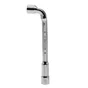 Clé à pipe débouchée en chrome vanadium multifonction DEXTER, diam.6 mm