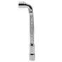Clé à pipe débouchée en chrome vanadium multifonction DEXTER, diam.7 mm