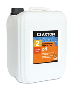 Réducteur de ph pour piscine AXTON, liquide, 10 litres