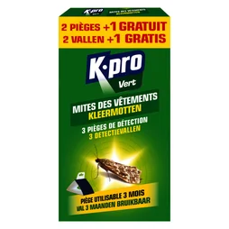 Piège À Mites Vêtements, Kapo Vert 2 + 1 Offert