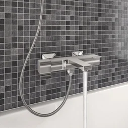 Mitigeur thermostatique de baignoire chromé, SENSEA Studio
