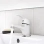 Mitigeur lavabo blanc brillant, SENSEA Natu S