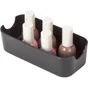Organiseur H.4.7 x l.7.3 x P.4.7 cm plastique gris, Remix