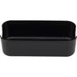 Organiseur H.4.7 x l.7.3 x P.4.7 cm plastique gris, Remix