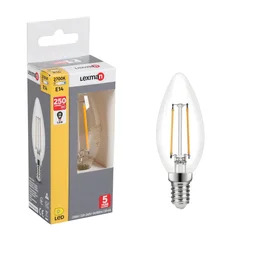 Ampoule led à filament flamme E14 250 Lm = 25 W blanc chaud, LEXMAN