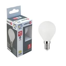 Ampoule led à filament blanc sphérique E14 40 W, LEXMAN