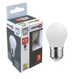 Ampoule led à filament blanc sphérique E27 40 W, LEXMAN