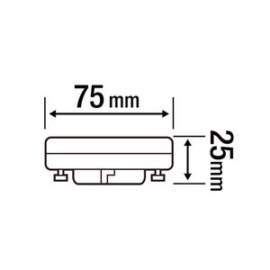 Ampoule led dépoli palet GX53 600 Lm = 48 W blanc neutre, LEXMAN