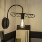Ampoule décorative led à filament fumé edison E27 6 W, LEXMAN