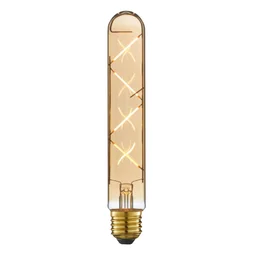 Ampoule décorative led à filament ambré tube E27 28 W, LEXMAN