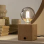 Ampoule décorative led à filament fumé globe 95 mm E27 40 W, LEXMAN