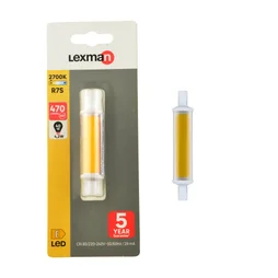 Ampoule led à filament tube R7S, 78 mm 40 W, LEXMAN