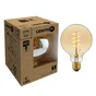 Ampoule décorative led à filament ambré globe 95 mm E27 35 W, LEXMAN