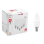 6 ampoules led dépoli flamme E14 470 Lm = 40 W blanc neutre, LEXMAN