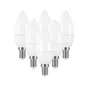 6 ampoules led dépoli flamme E14 470 Lm = 40 W blanc neutre, LEXMAN