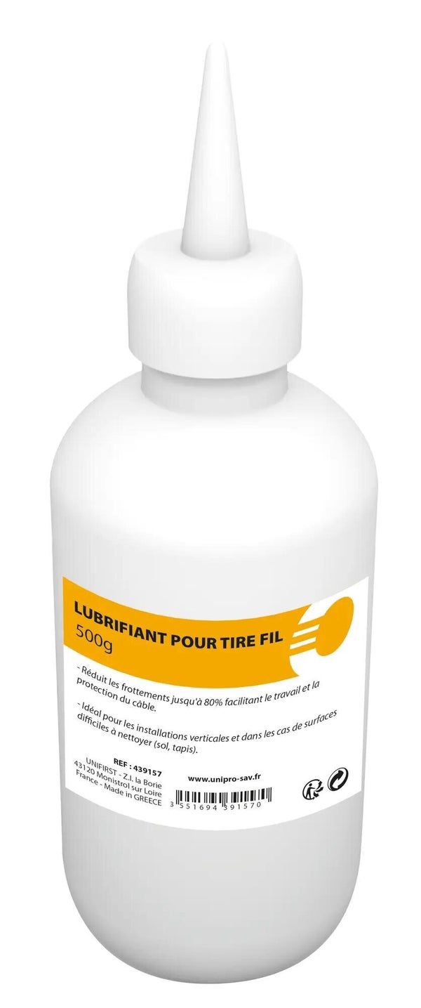 Lubrifiant en flacon tire fil, 0.5kg