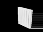 Radiateur électrique à inertie fluide 1000 W EQUATION Luz