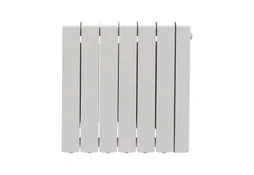 Radiateur électrique à inertie fluide 1000W EQUATION Duomo Horizontal blanc