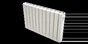 Radiateur électrique à inertie fluide 1500W EQUATION Duomo horizontal blanc