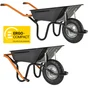 Brouette peinte bras rabattables HAEMMERLIN, 100 l