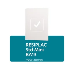 Plaque de plâtre BA 13, standard MINI RESI, H.125 x l.90 cm
